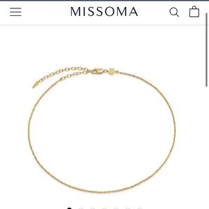 Missoma Gold twisted chain choker